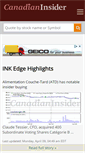 Mobile Screenshot of canadianinsider.com